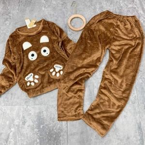 Teddy Top and Pants PJ set